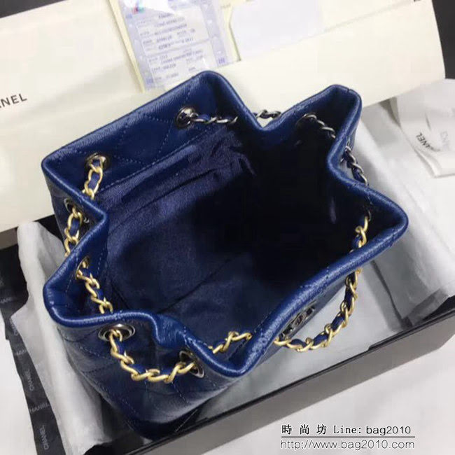 香奈兒CHANEL 94485 2018最新鹿皮漸變漆皮鏈條背包 正品開模 比拼專櫃 DSC1408